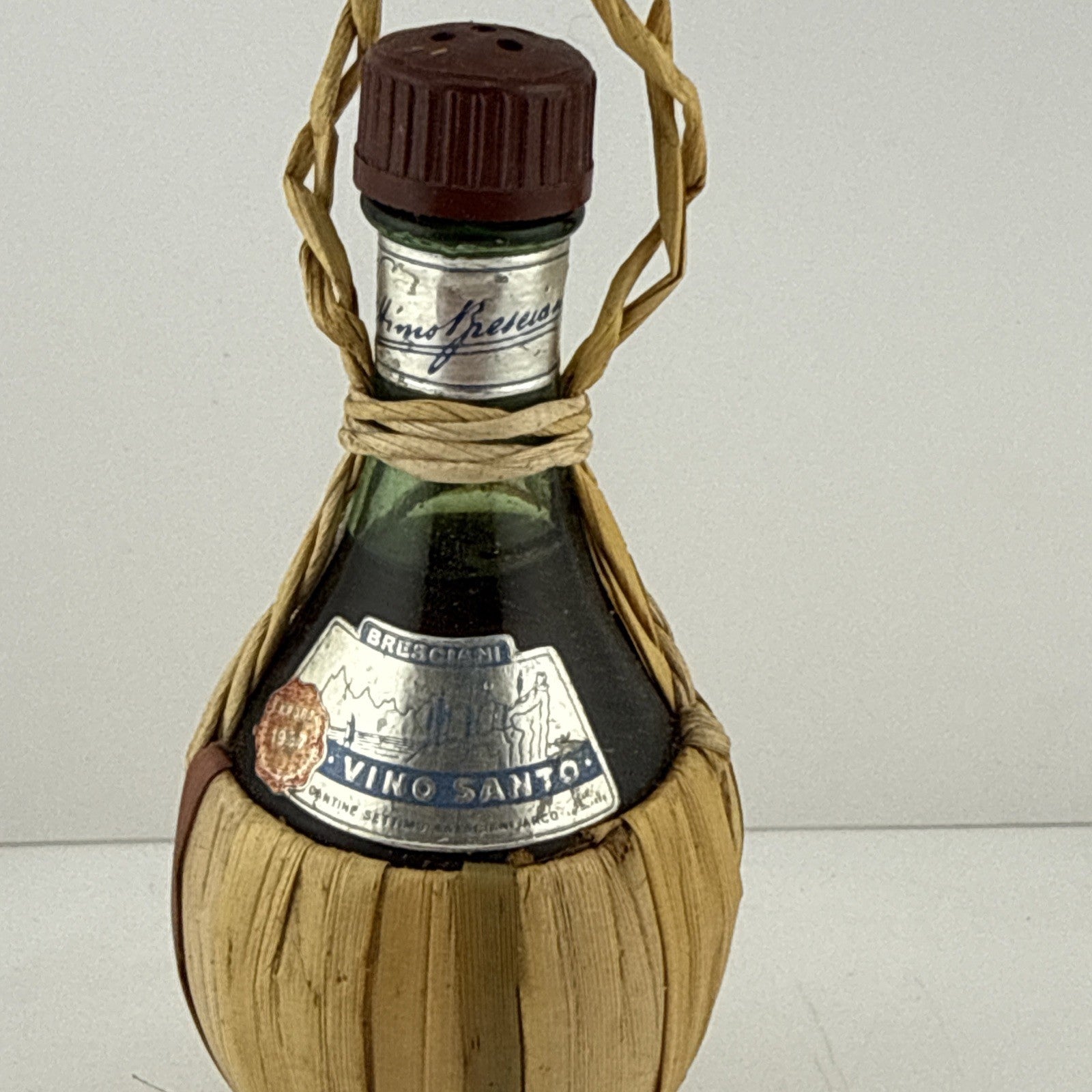 1960s Bresciani Vino Santo Italian dessert wine miniature