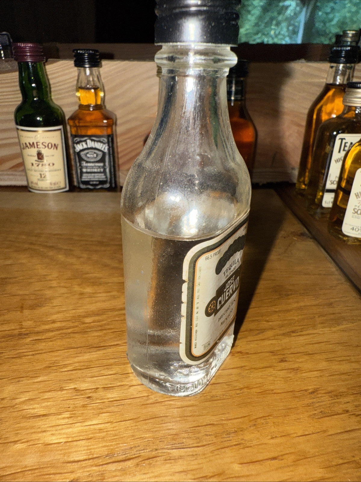 Jose Cuervo Tequila 1970s Miniature (some evaporation)