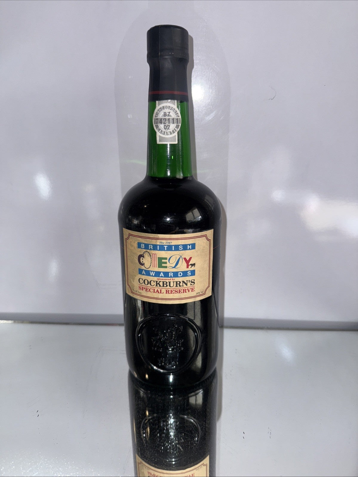 Cockburns Special reserve Port bottled For British Comedy Awards 1997