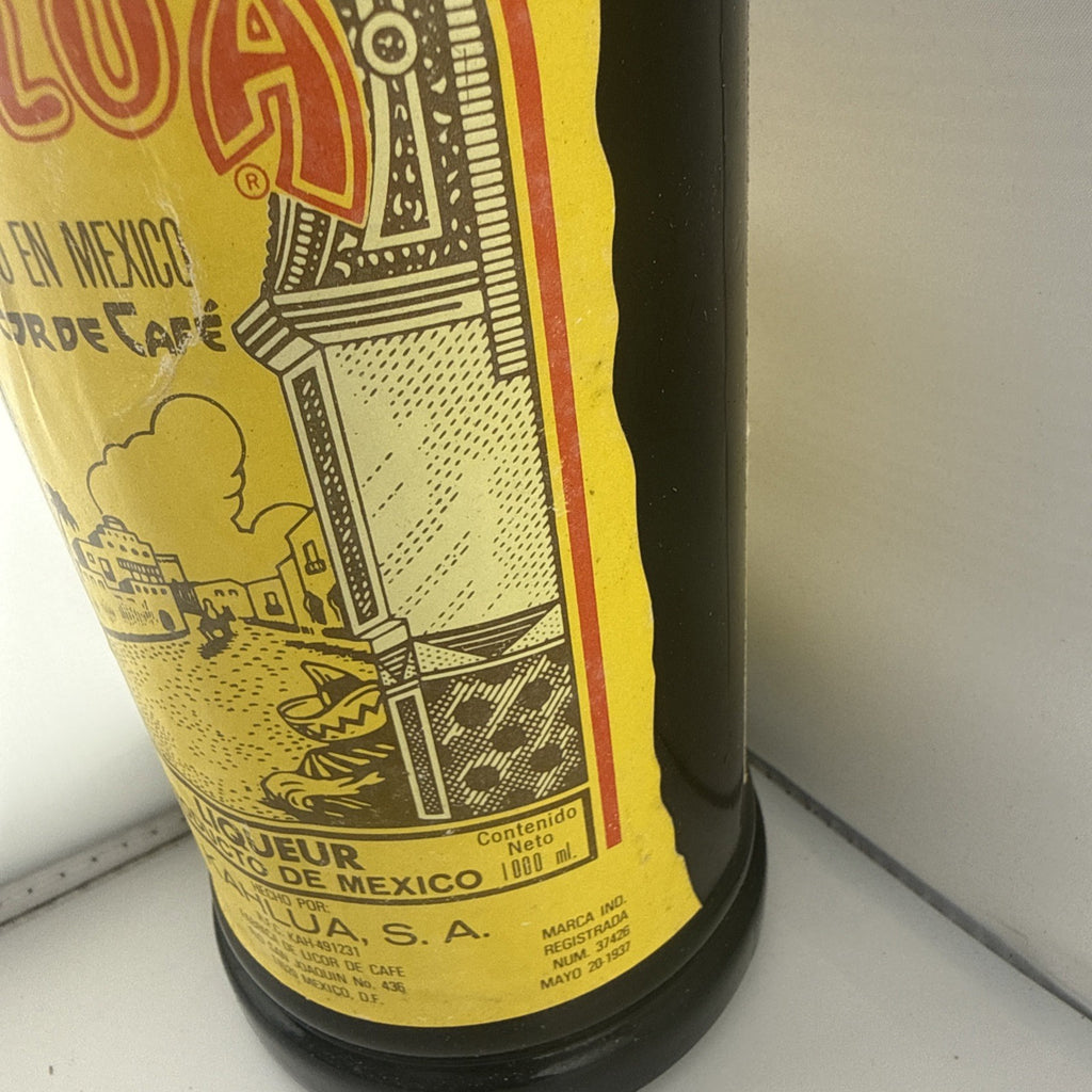 kahlua Coffee Liquour Bottled 1960s/70s Mexico Iconic