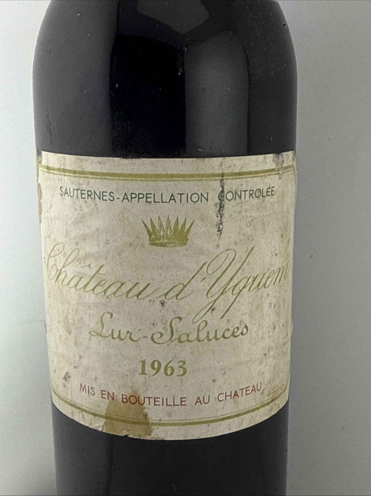 Château d’Yquem 1963 Sauternes 75cl Condition As Seen Good Fill Best Year 1900s