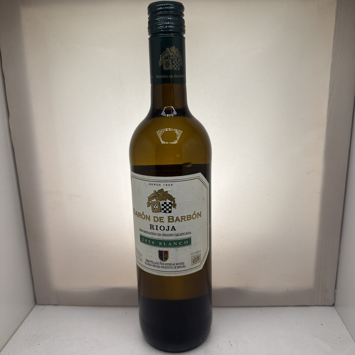 2024 Rioja Blanco. Viura blend. Zesty citrus & apple. Fresh. Serve chilled.