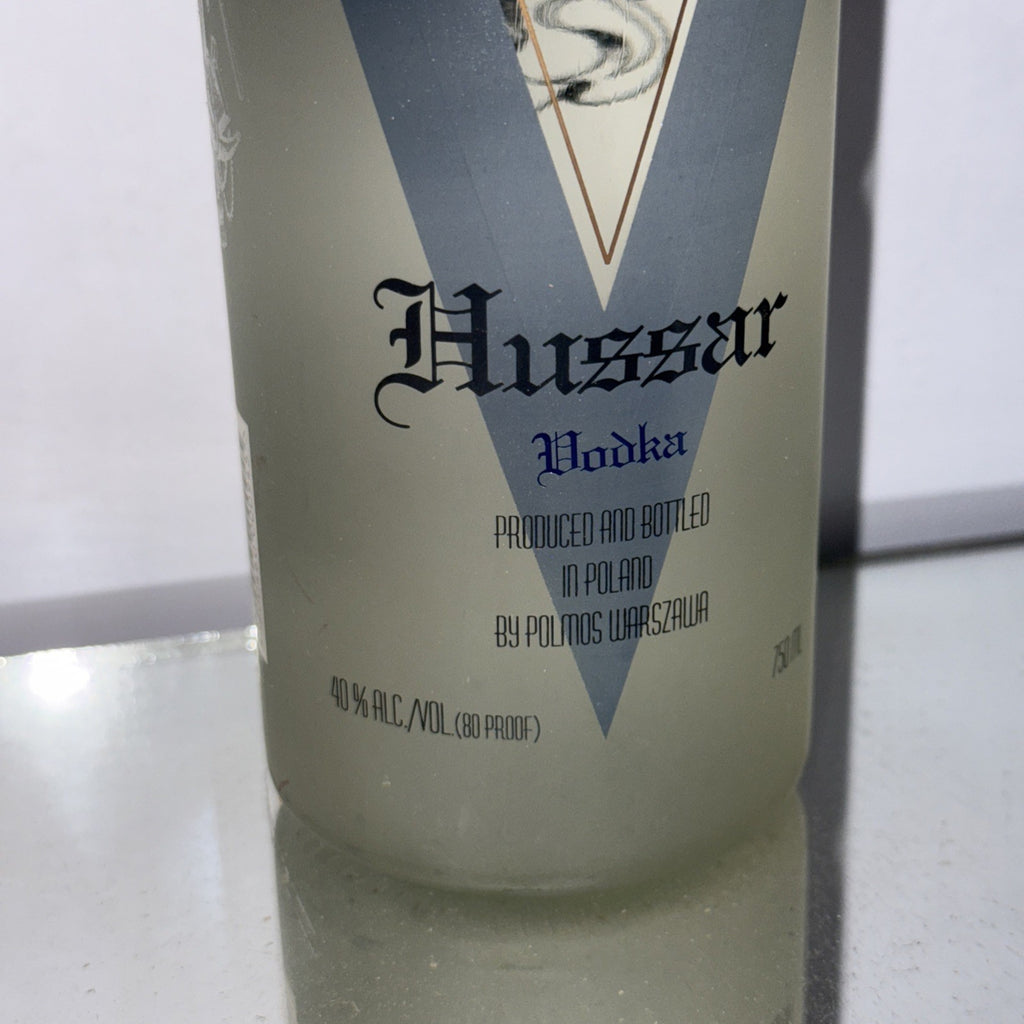 750ml bottle of Hussar Vodka Extra Smooth