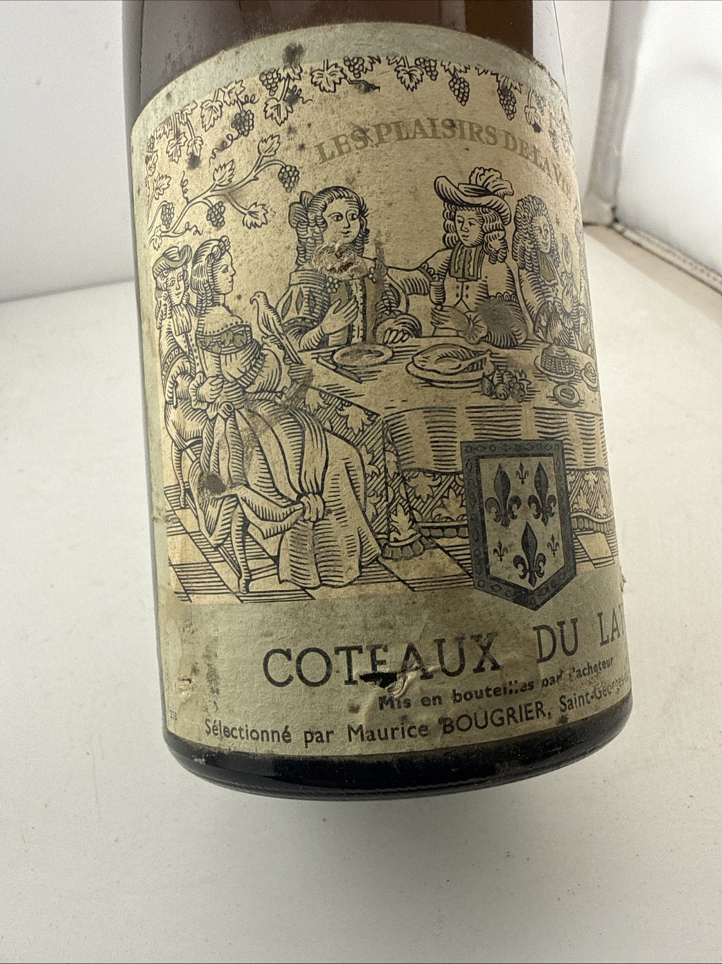 Vintage Maurice Bougrier Coteaux du Layon Loire Wine 75cl 1960s