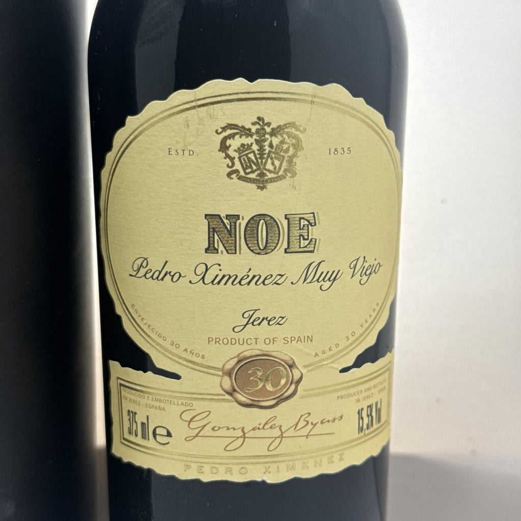 30+ year solera aged PX. Jerez Spain. Intense raisin & fig. Keeps well. 375ml