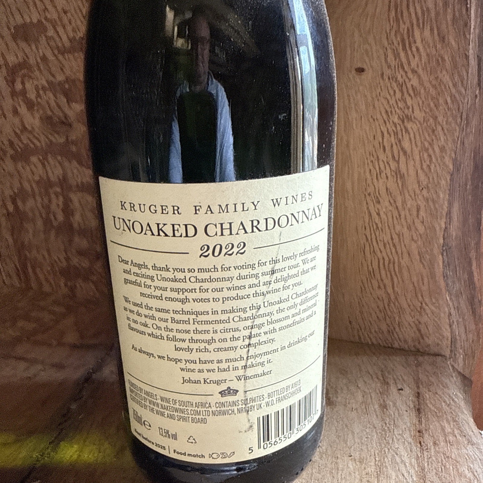 Kruger Family Unoaked Chardonnay 2023