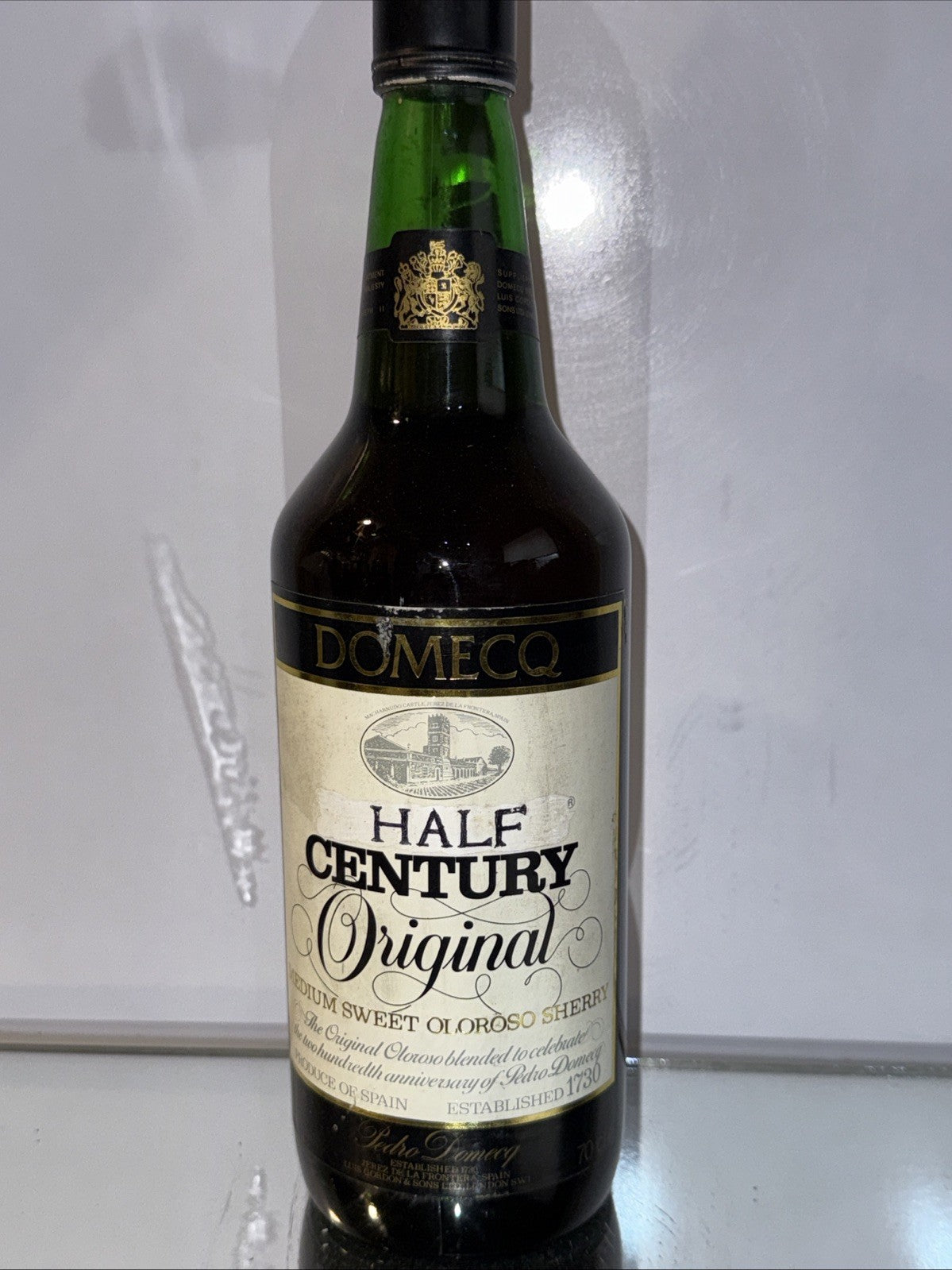 Domecq Half Century Sherry Nostalgic vintage matured Quality 1980s Very Rare Bot