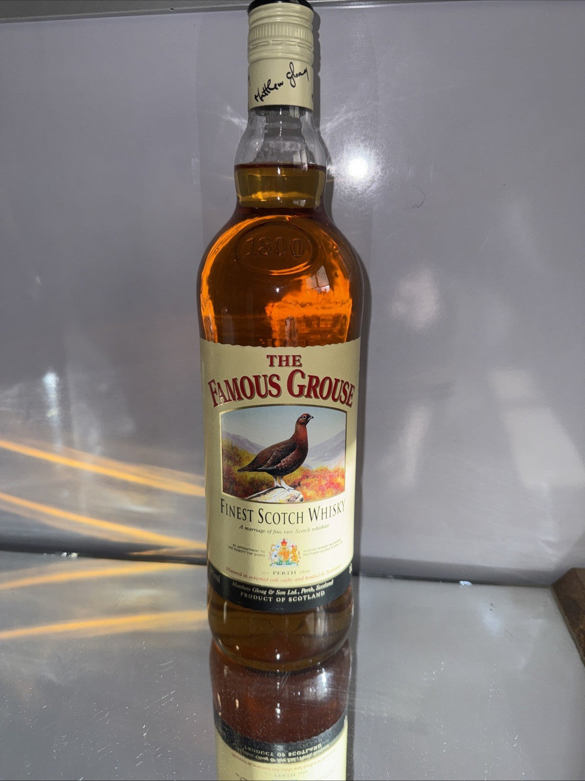 Famous Grouse Finest Scotch Whisky 1L Bottled Late 1990s