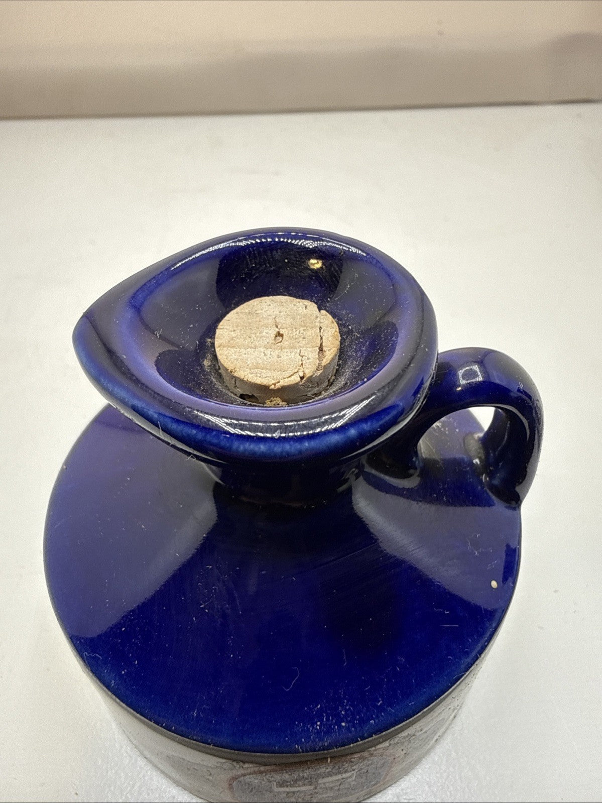 Pusser’s British Navy Rum Ceramic Flagon 1980s 5cl 54.5% Miniature Empty