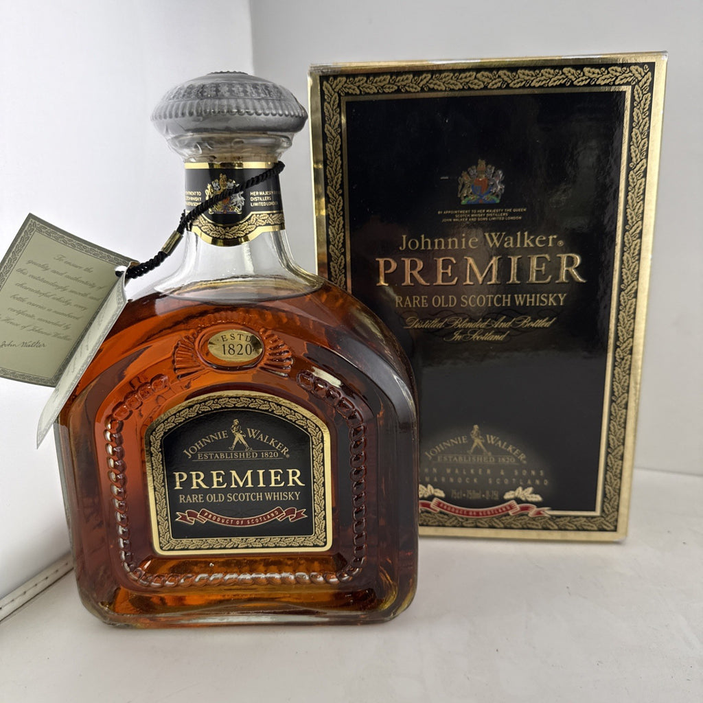 Johnnie Walker Premier Rare Old Scotch Whisky Decanter + Box