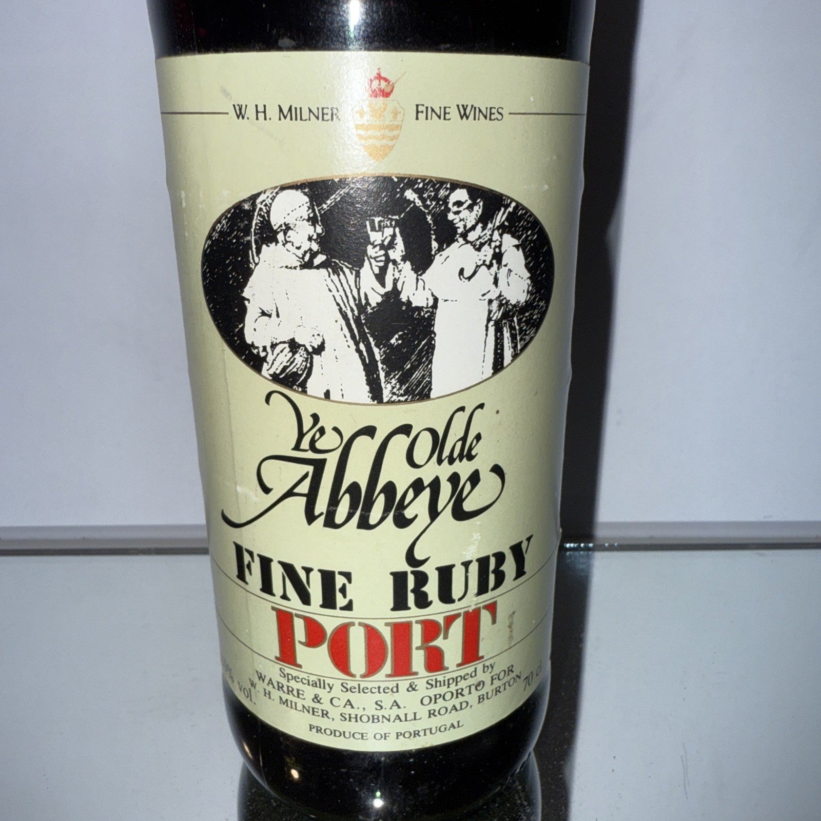 Warre's Ye Old Abbeye Fine Ruby Port Bottled By WH Milner Fine Wines
