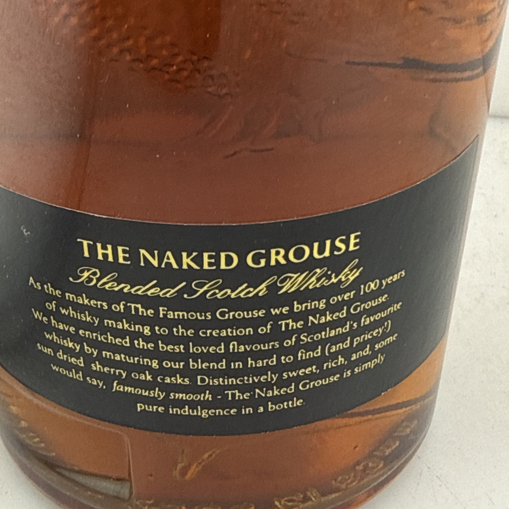 The Naked Grouse Blended Scotch Whisky 70cl 40% ABV Old Label