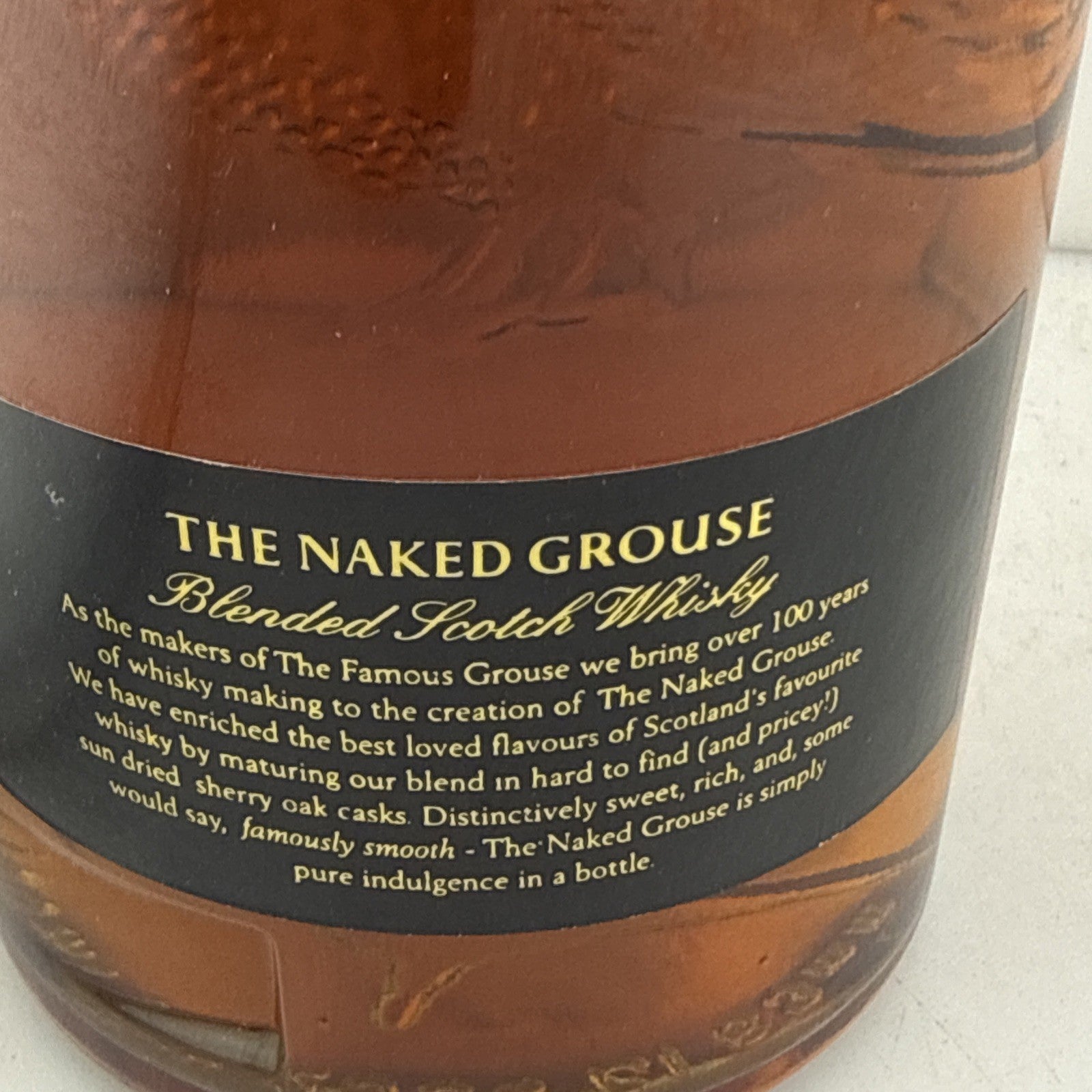The Naked Grouse Blended Scotch Whisky 70cl 40% ABV Old Label