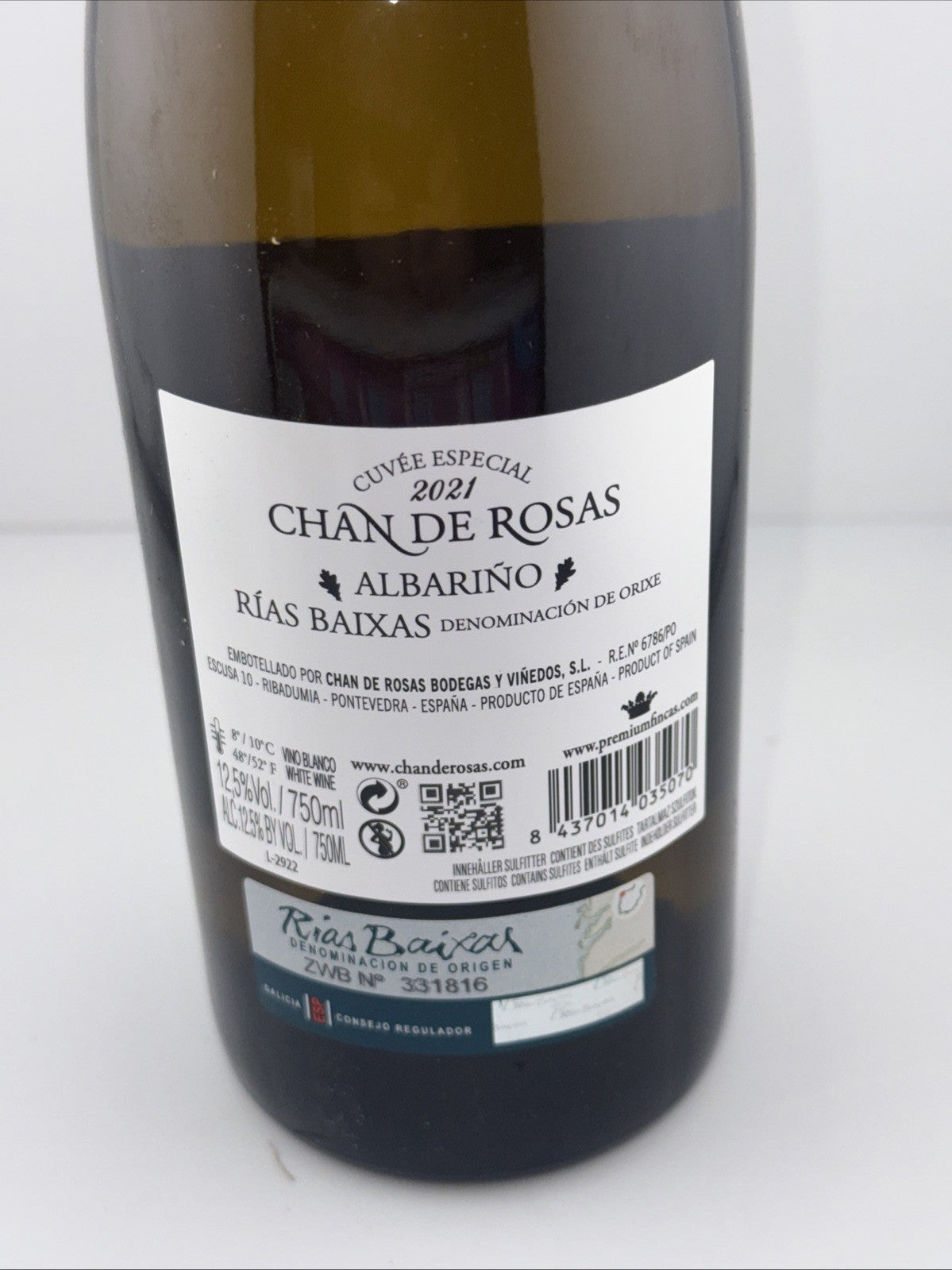 Chan de Rosas – Cuvée Especial Albariño 2021