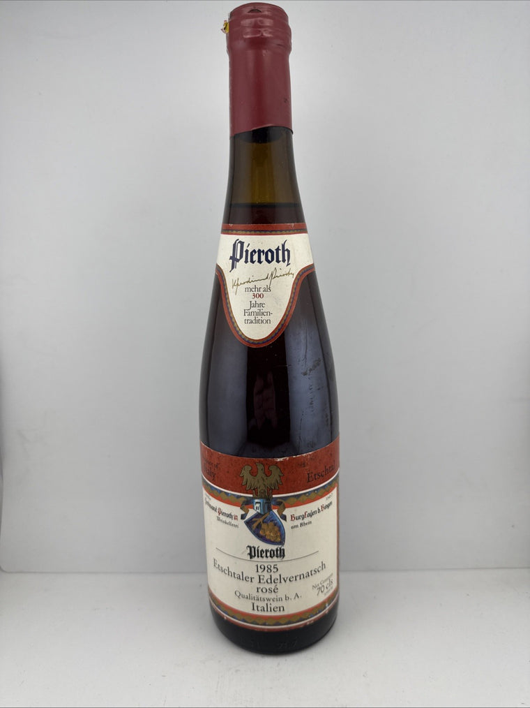 1985 Pieroth Etschtaler Edelvernatsch Rosé Italy 70cl