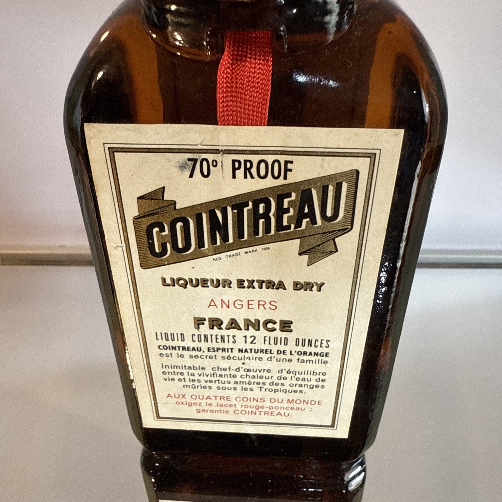 Cointreau 12 Fl 70 Proof Bottles 1960s(?) ( Liqueur)