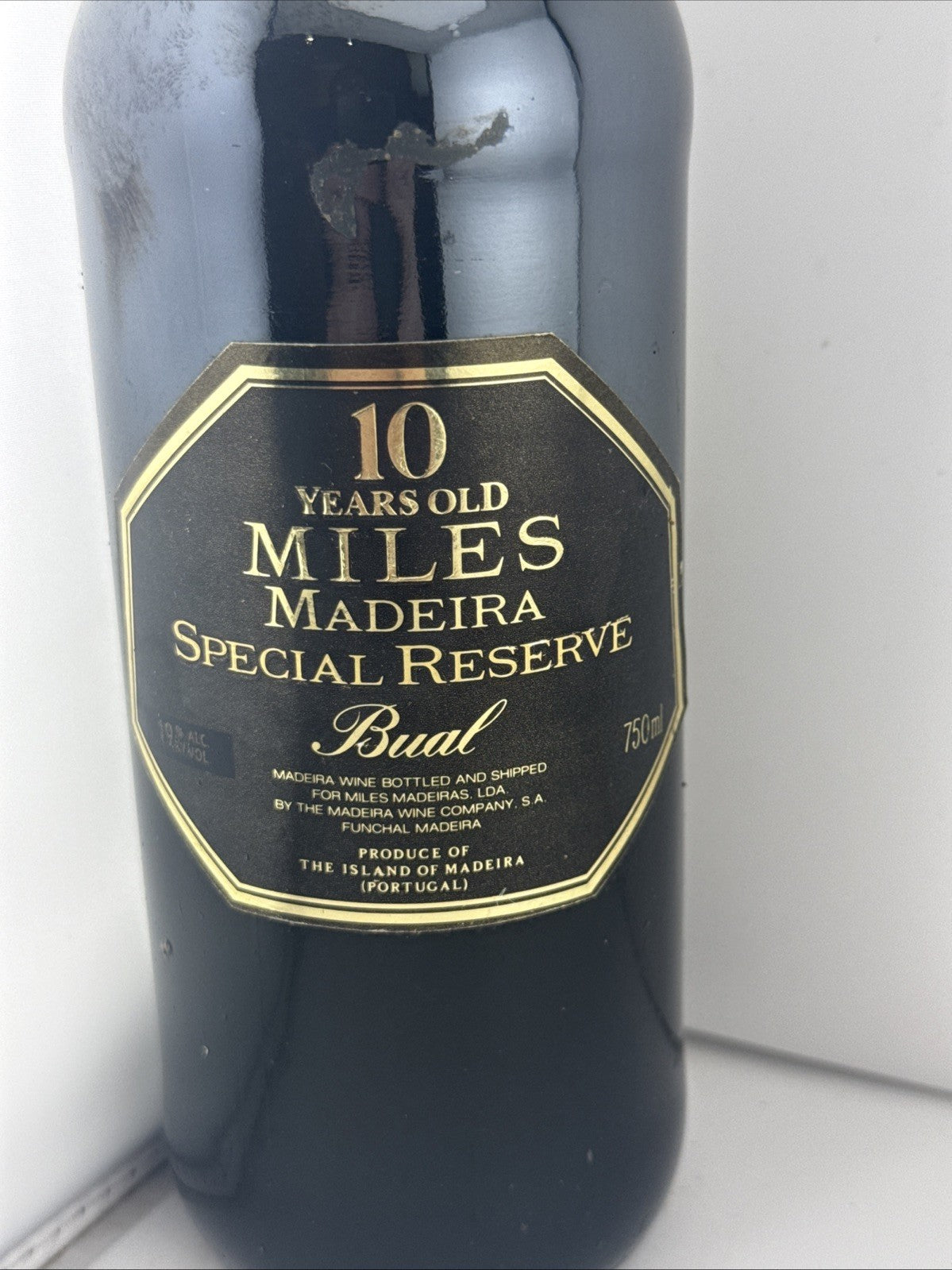 Miles 10 Year Old Bual Madeira Special Reserve 75cl Portugal 1990s