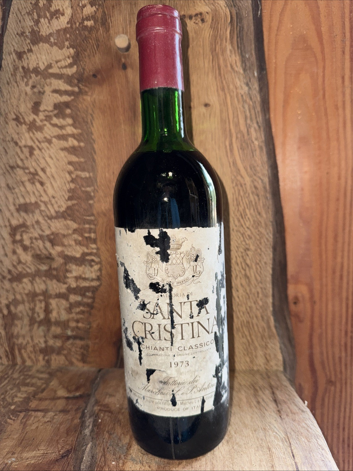 Santa Cristina Chianti Classico 1973 Label in poor condition)