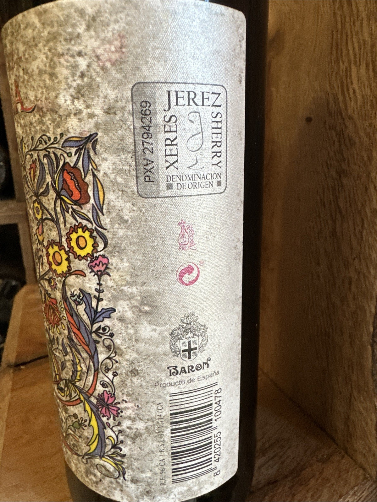 Pedro Ximenez Micaela Bodegas Baron Dry Sherry