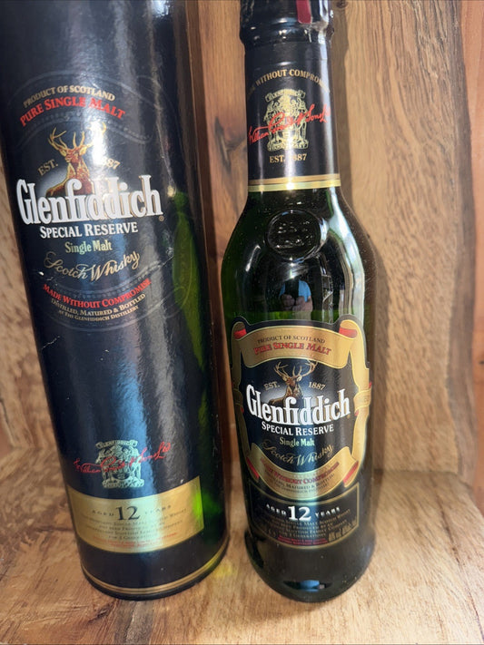 Glenfiddich special old reserve single malt 35cl Bottled late 70s early 80s