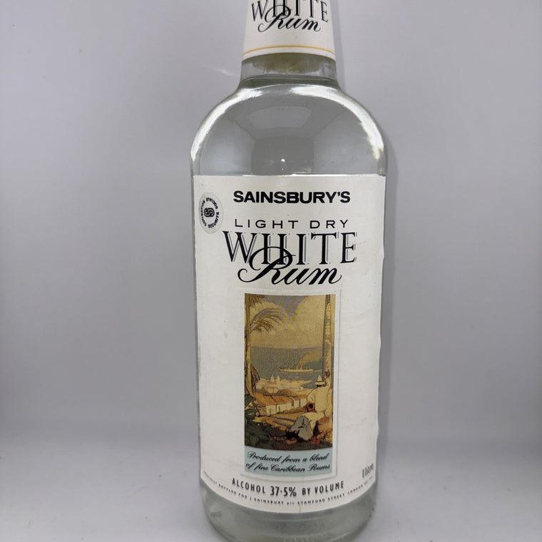 Sainsbury's White Rum 1L Probably late 70s 80s