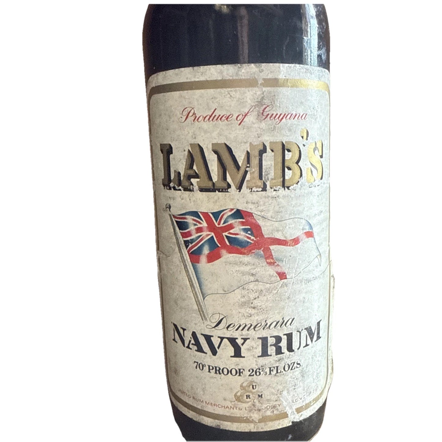 Lambs Navy Rum 70% Proof 26 2/3 Fl Oz 1960s Bottled