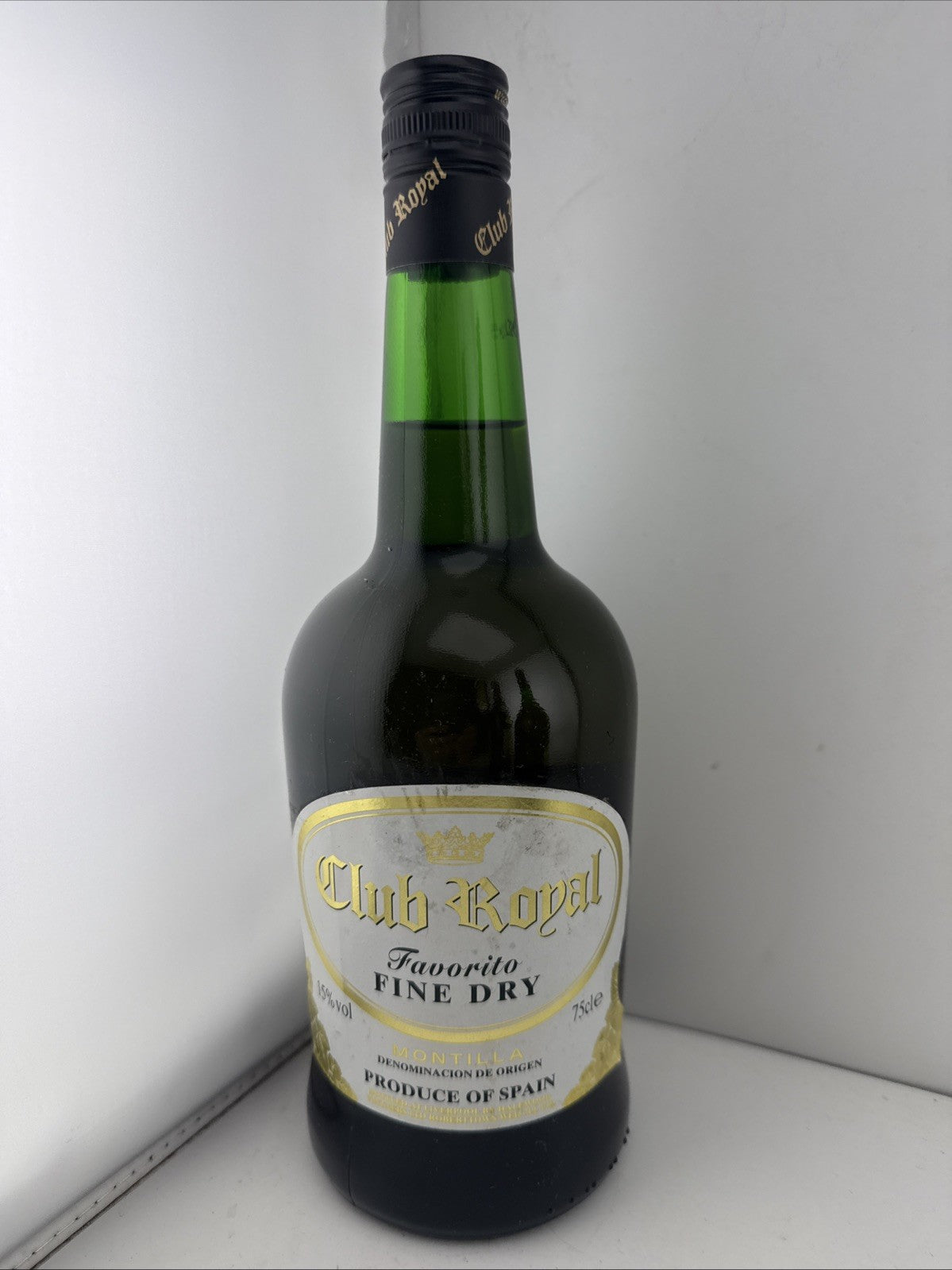 1970s Club Royal Favorito Fine Dry Montilla Spain 75cl 15% Vol 1l