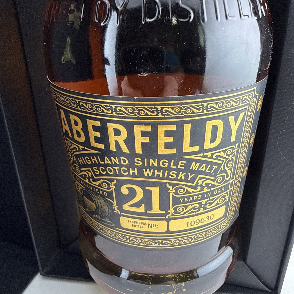 Aberfeldy 21 Year Old Highland Single Malt Scotch Whisky 70cl Boxed