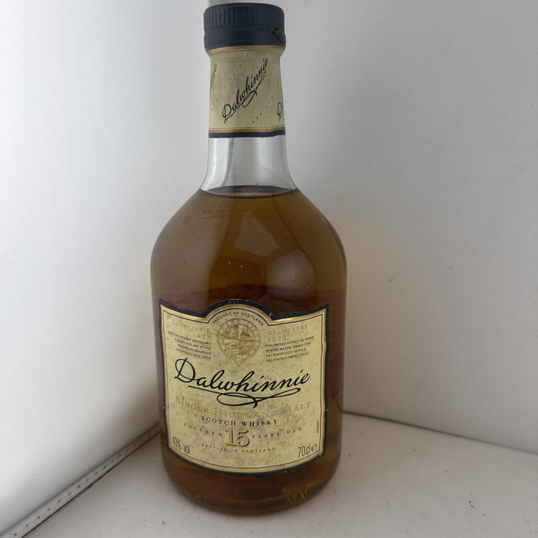 Dalwhinnie 15 Year Old Scotch Whisky Older 1990s Bottling 70cl 43%