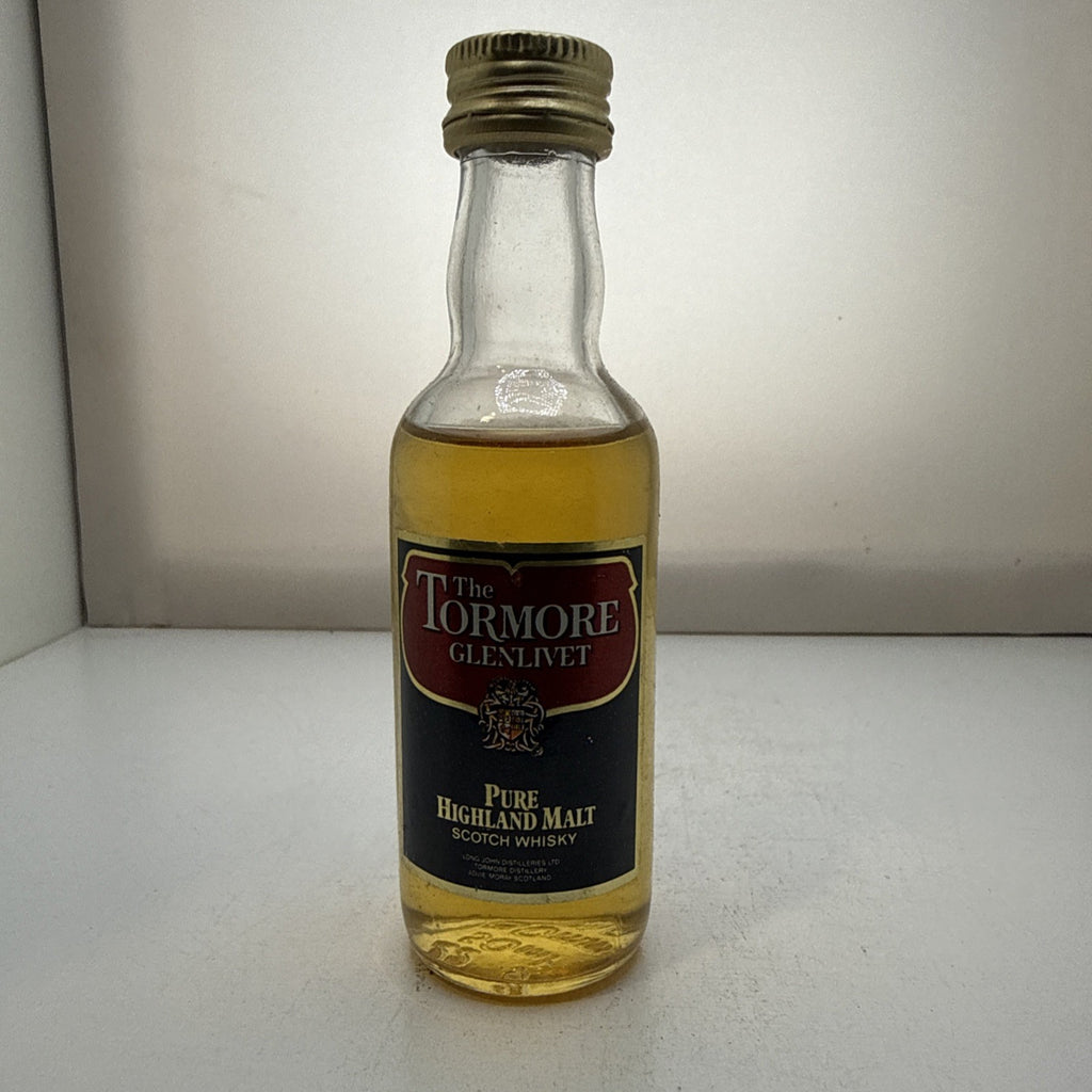 Tormore Glenlivet — 5cl Highland Malt Miniature — Red/Black Label