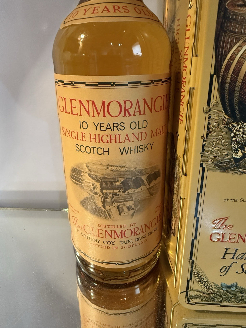 Glenmorangie 70 Cl Bottle of 10 year old single  malt Bottled 1990s Tin Boxed