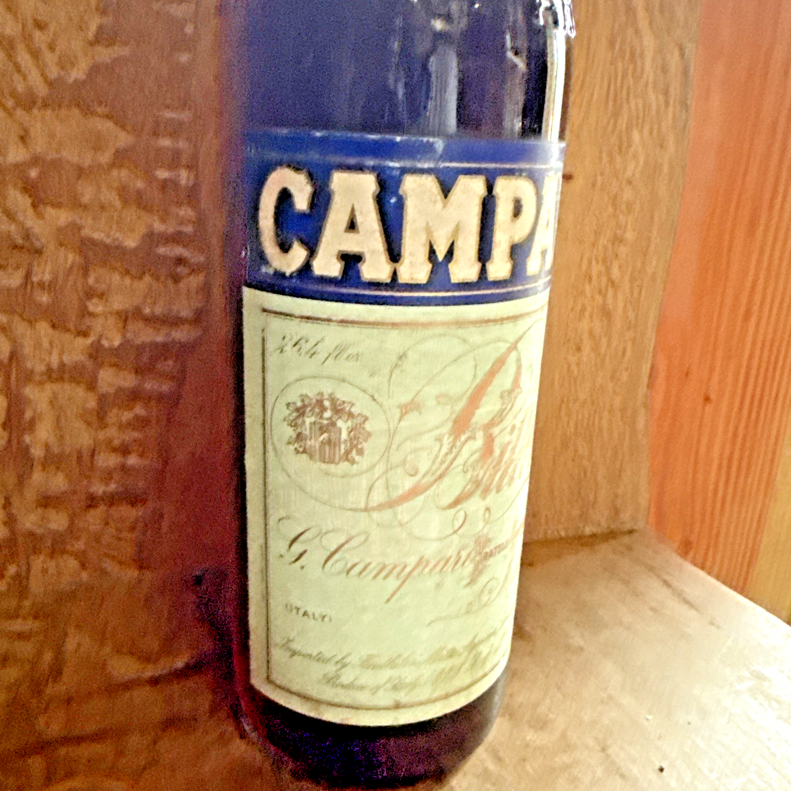 Campari Bitter 26.4 FLOZ (75cl) Bottled 1970s