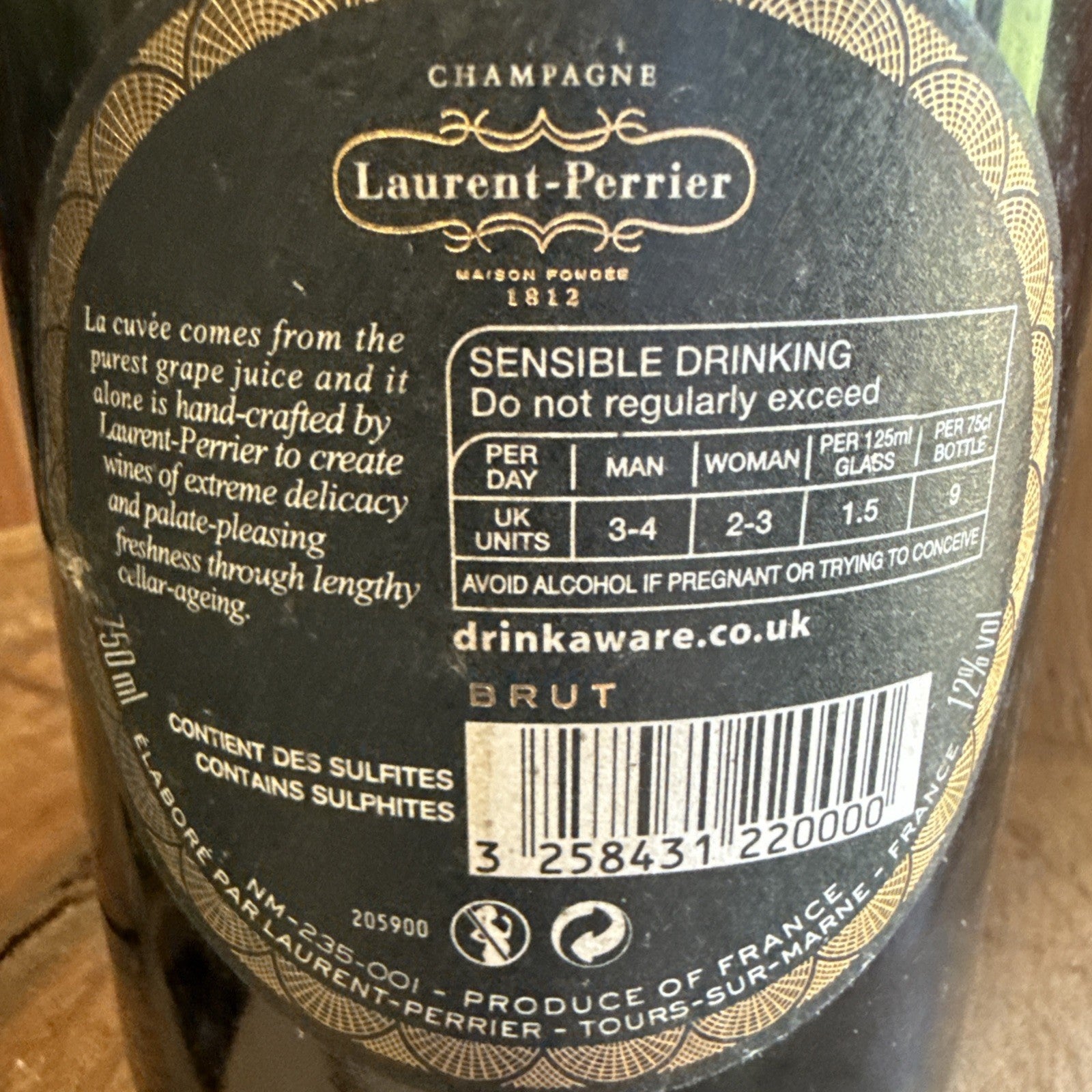Laurent-Perrier La Cuvée Brut NV Champagne Vintage