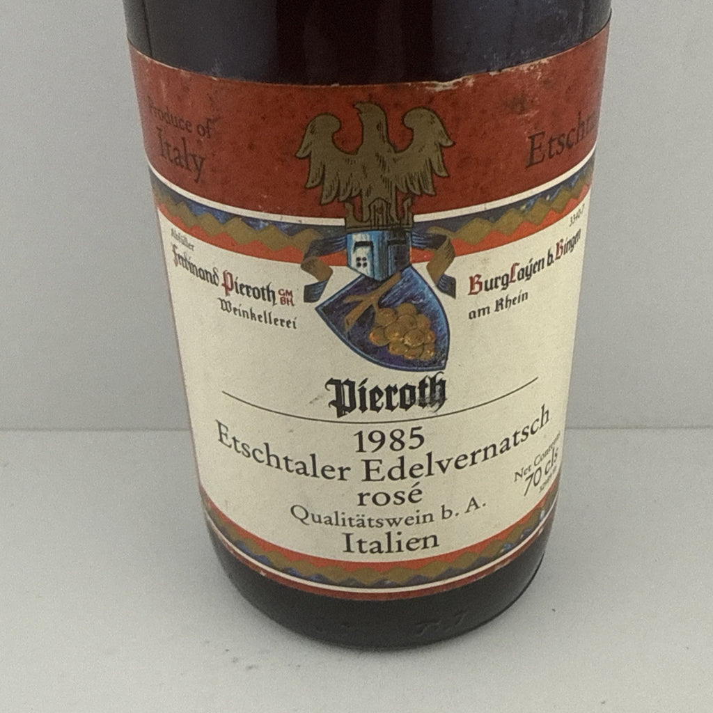 1985 Etschtaler Edelvernatsch Rosé Italy Pieroth Dieckhoff 70cl