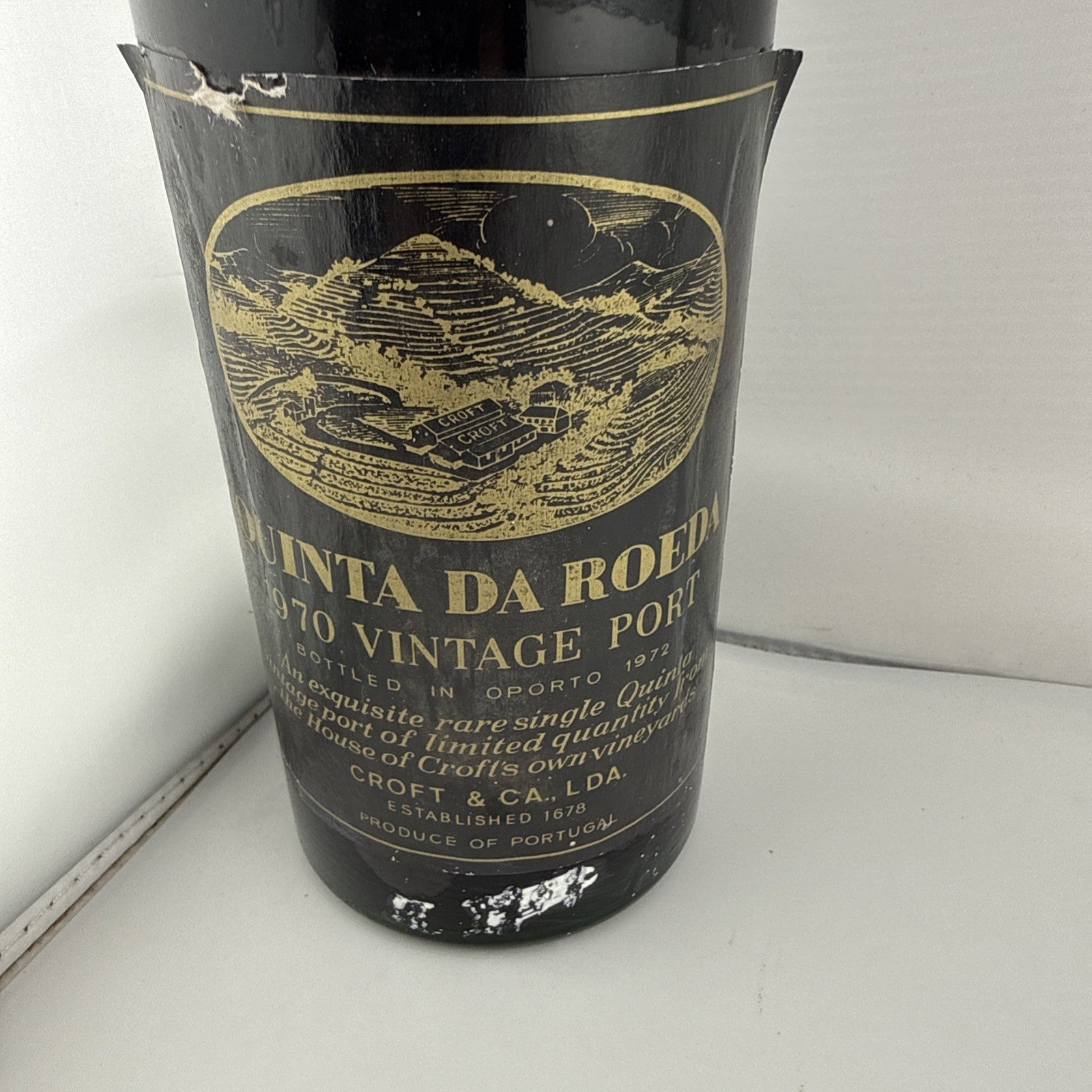 Croft Quinta Da Roeda 1970 Vintage Port 75cl Portugal Old Bottle