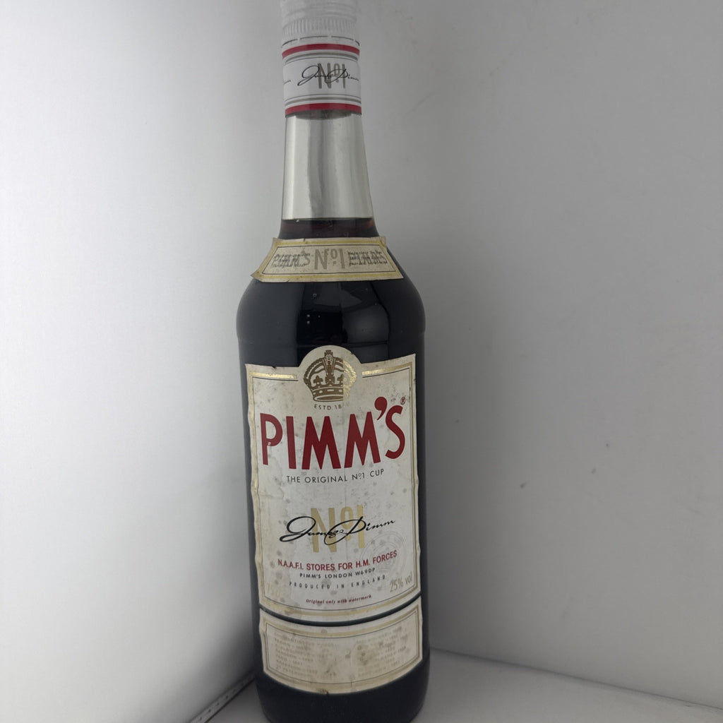 Vintage Pimm’s No.1 Cup NAAFI H.M. Forces 75cl 25% c.1990