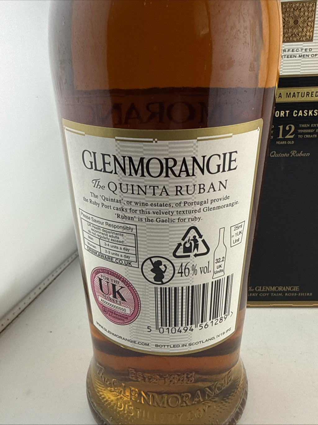 Glenmorangie Quinta Ruban 12 Year Old Whisky 70cl 46% Boxed (2010)