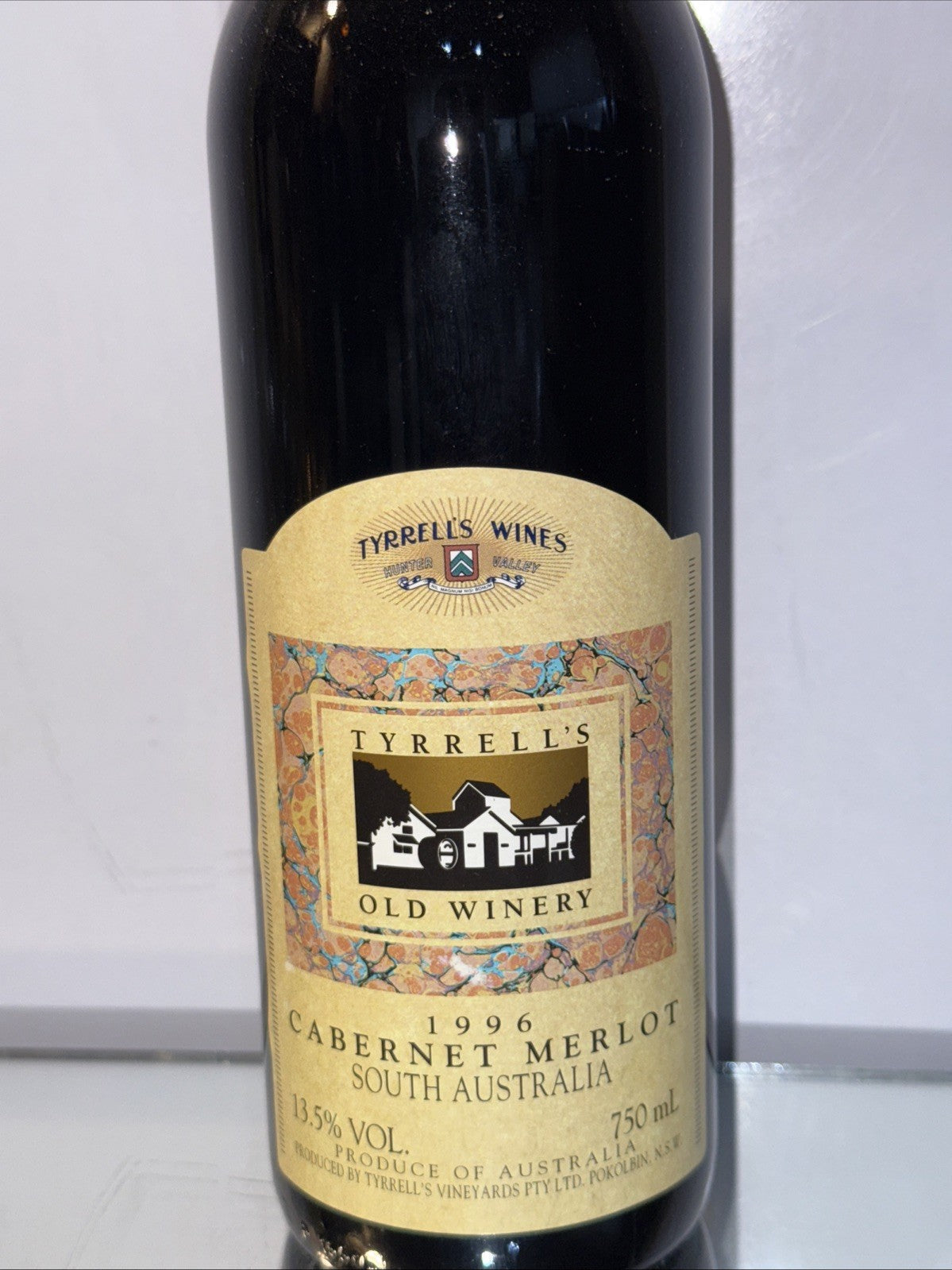 Tyrrell’s Wines “Old Winery” Cabernet Merlot 1996