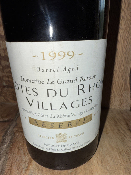 Domaine Le Grand Retour  Cotes Du Rhone 1999