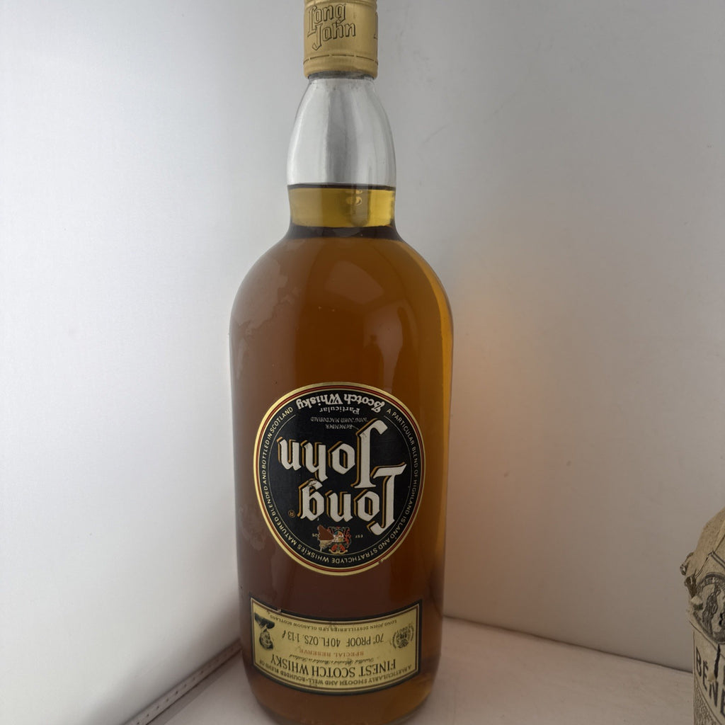 Vintage circa 1970s Long John Special Reserve Finest Scotch Whisky 1.13L