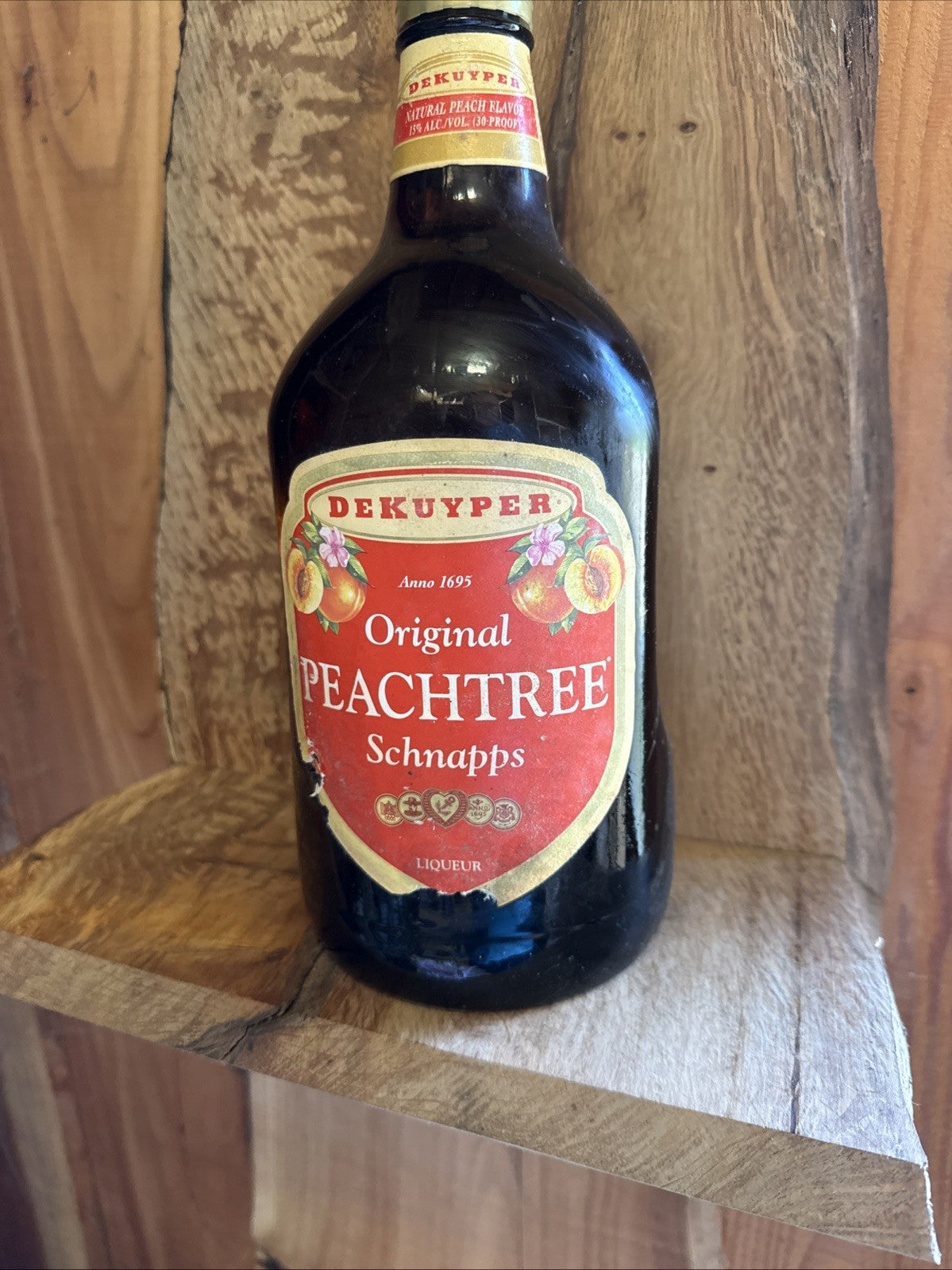 DeKuyper Original Peachtree Schnapps botlled 1980s 1.5l