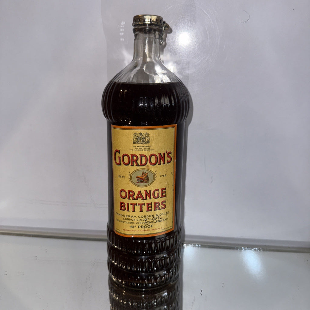 Gordon's Orange Bitters (1960's bottling) 26 2/3 Fl Oz 41 % proof