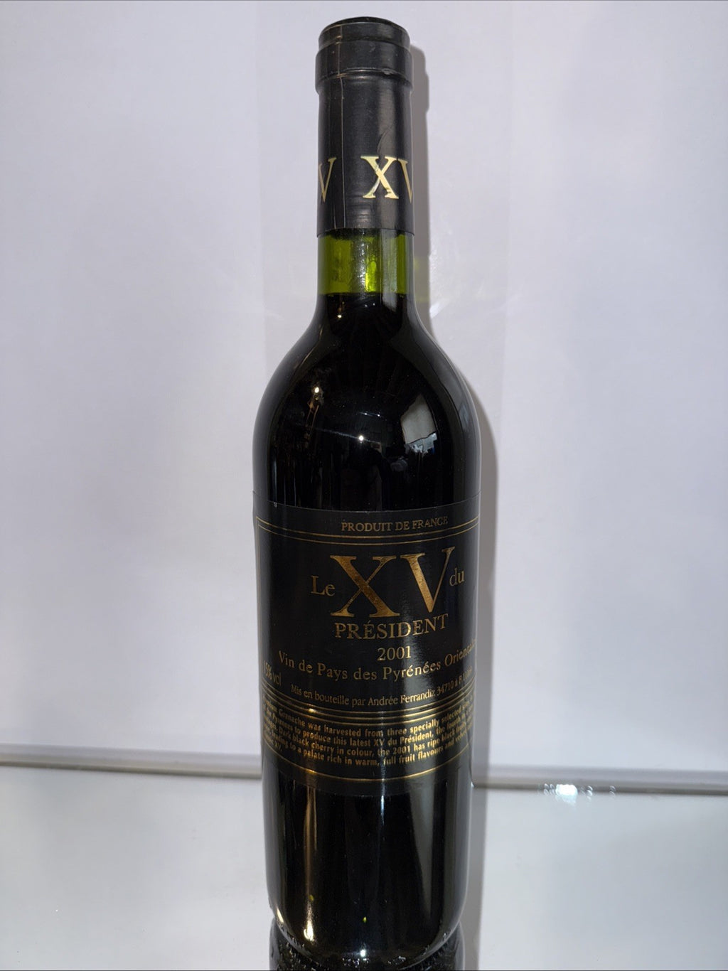 Le XV Du President Vin De Pay's Des Pyrenees Orientales 2001 Red