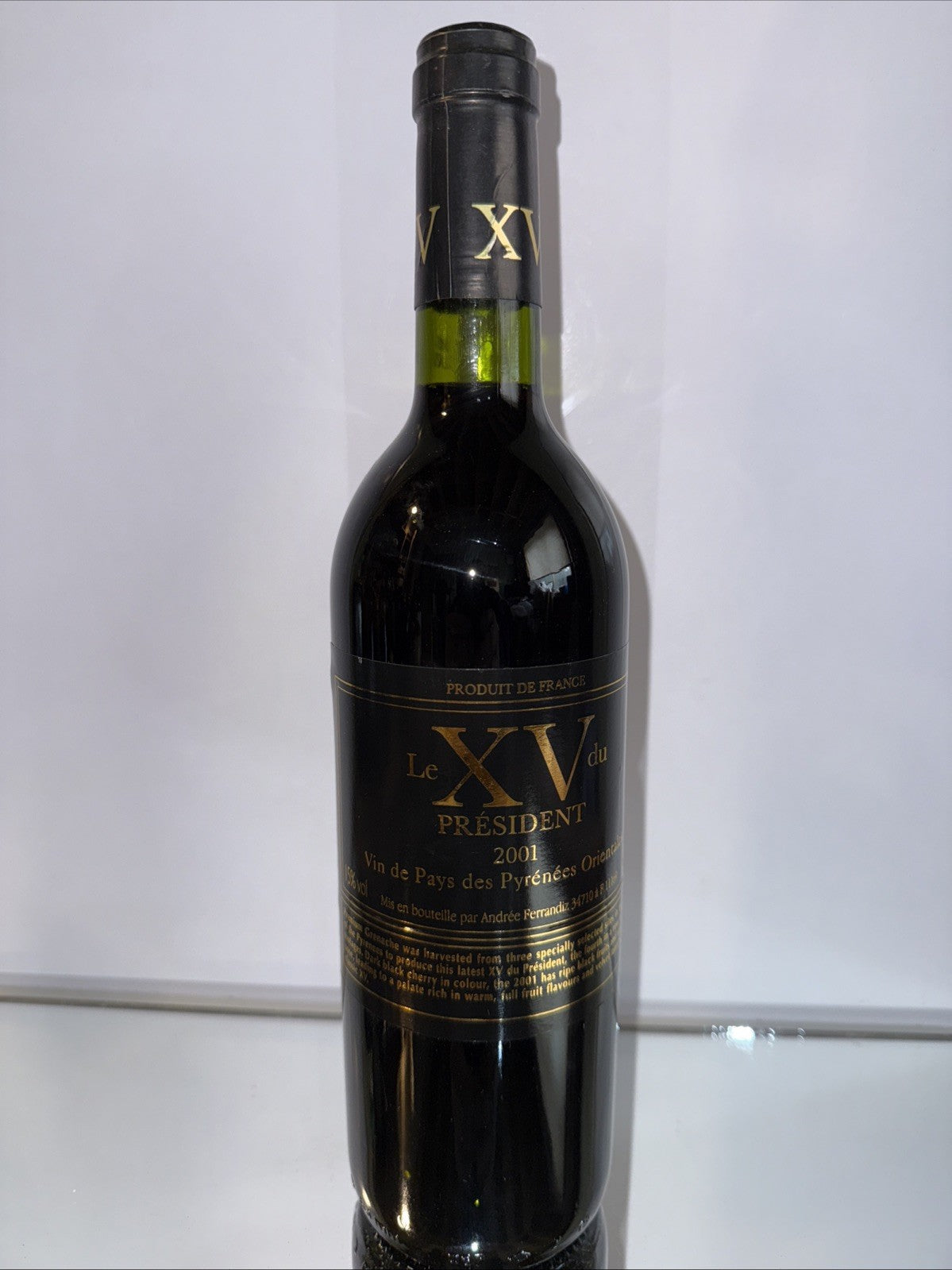 Le XV Du President Vin De Pay's Des Pyrenees Orientales 2001 Red