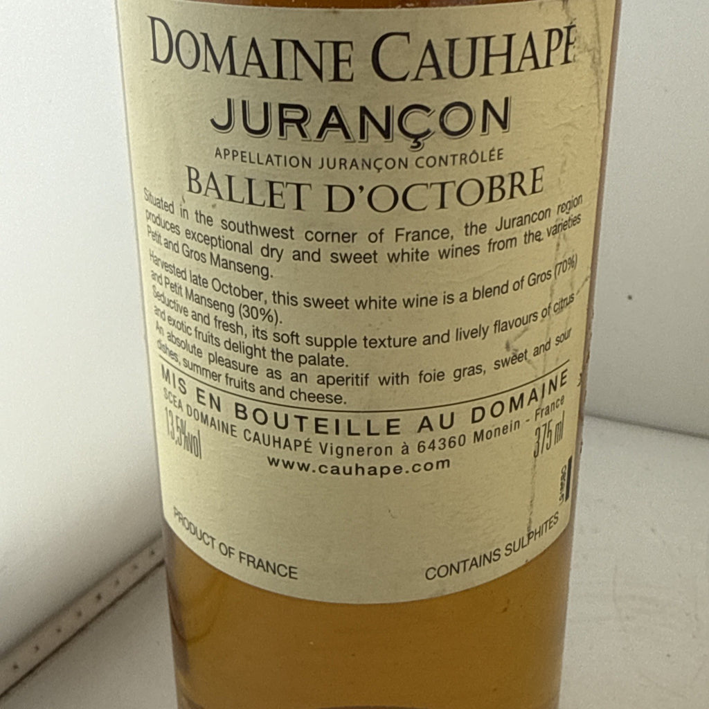 Domaine Cauhapé Jurançon Noblesse du Temps 2008 Dessert Wine