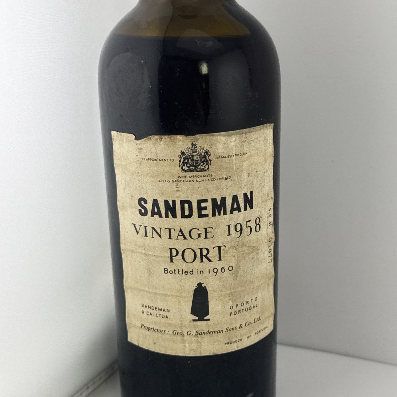 1958 Sandeman Vintage Port Bottled 1960 Portugal Dessert Wine