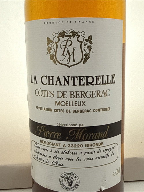 La Chanterelle Cotes de Bergerac Moelleux Sweet White Wine France 75cl