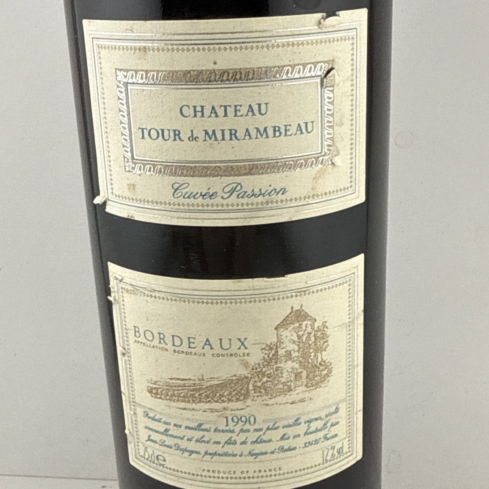 1990 Château Tour de Mirambeau Cuvée Passion Bordeaux Red Wine