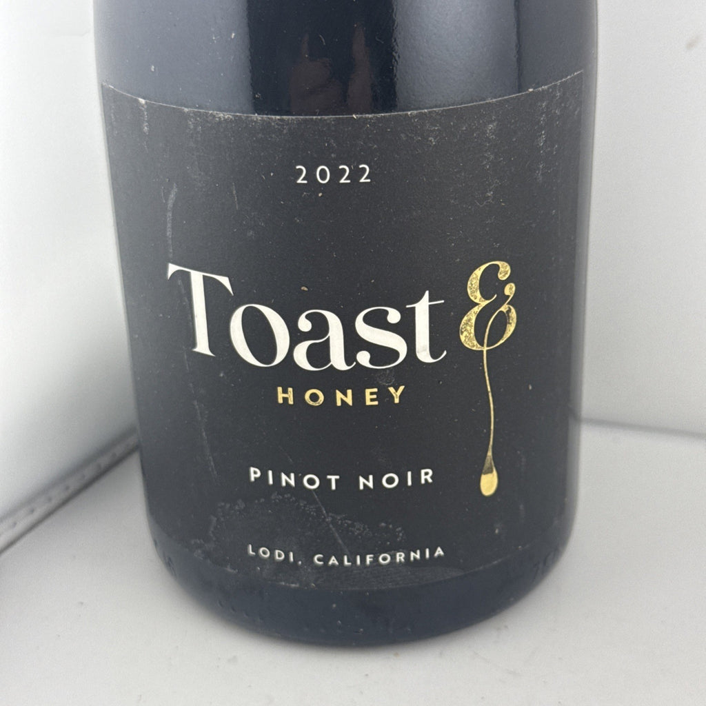 2022 Toast & Honey Pinot Noir Lodi California Red Wine 75cl