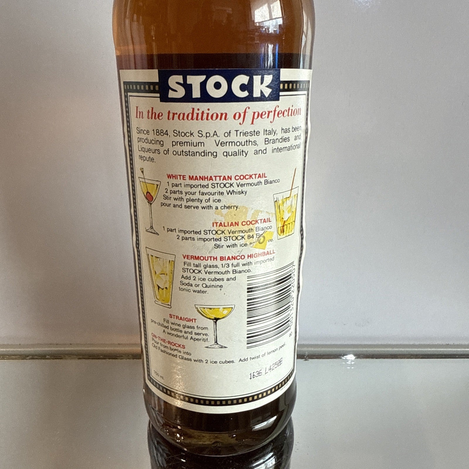 Stock Vermouth Branco Bottled 1970s/80s (?)